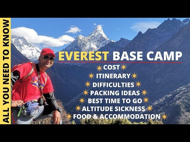 EVEREST BASE CAMP TREKKING - COST| ITINERARY | GEAR | BEST TIME | FOOD AND ACCOMODATION