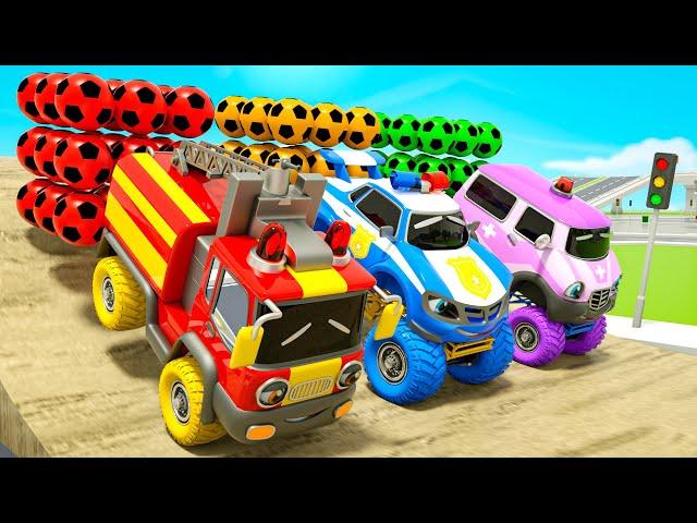 Learn the Rain Rain Go Away + Ice Cream Song | SquareWheels TV Nursery Rhymes & Kids Songs