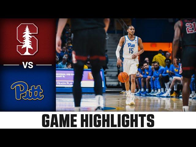 Stanford vs. Pitt Game Highlights | 2024-25 ACC Men's Basketball