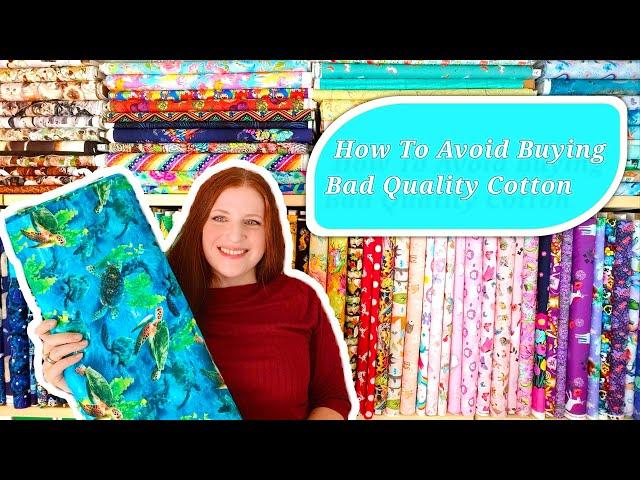 Avoid Buying Bad Quality Cotton - Your Ultimate Guide To Fabric Shopping Online