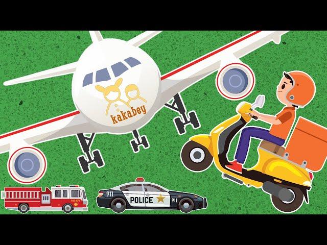 Vehicles Name and Sounds for Kids in English | Learn Transportation Vocabulary