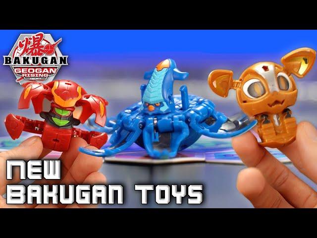 Unboxing 10 NEW Bakugan Toys - Bakugan: Geogan Rising