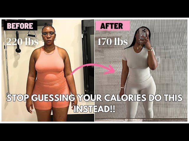 The REAL Reason You’re Not Losing Weight. You’re Doing This Wrong! Count calories to lose weight.
