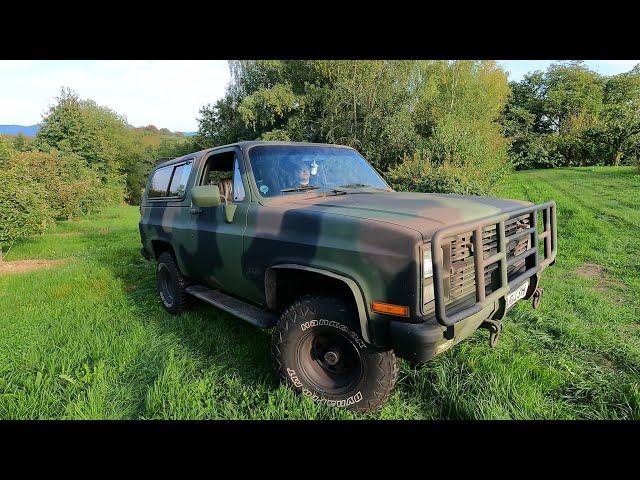 Chevrolet Blazer K5 M1009 CUCV 6,2 Liter Diesel Offroad Camper Roomtour mit Olli