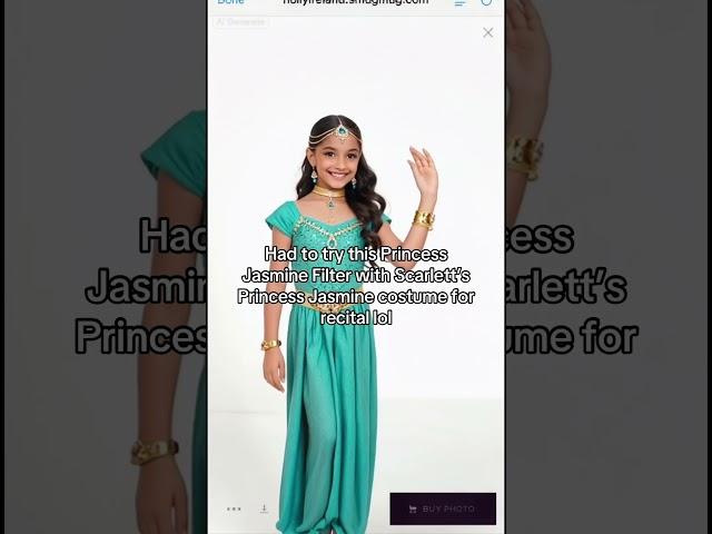 Literally the outfit is the same #princessjasmine #ai #filter #capcut #dancer #aladdin