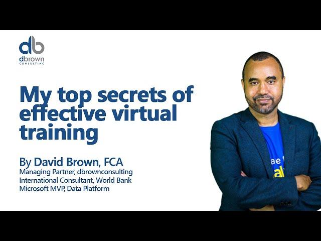 My top secrets of effective virtual training