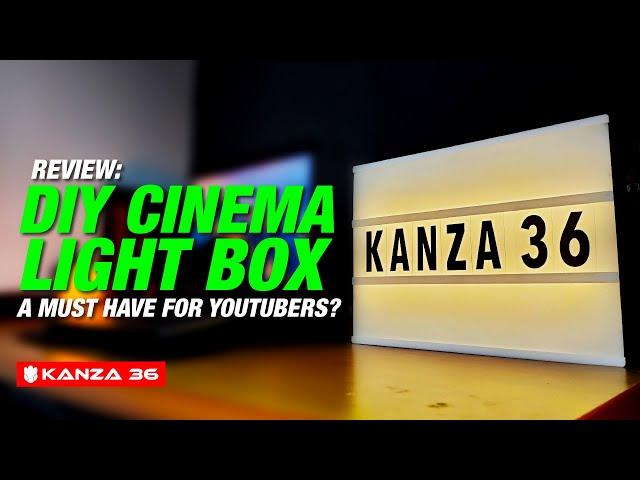 CINEMA LIGHT BOX, A MUST HAVE FOR YOUTUBERS???   |  REVIEW