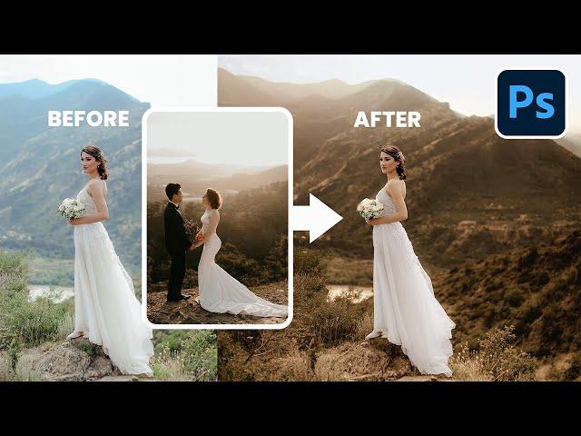 The ONLY Way to Steal Color Grading That Works 100%!!! - Photoshop Tutorial