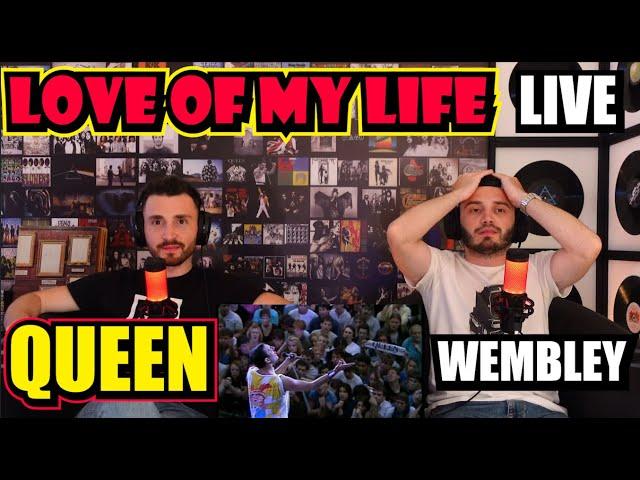 QUEEN - LOVE OF MY LIFE (LIVE AT WEMBLEY) | CHILLS! CHILLS!! CHILLS!!! | FIRST TIME REACTION