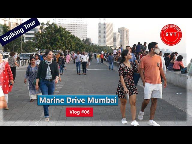 Marine Drive Mumbai | Vlog #06 | With English Subtitles | Walking Tour |