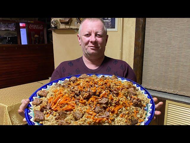 САМАРКАНДСКИЙ плов в казане на костре ! как приготовить восточное блюдо мясо