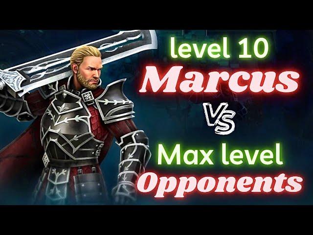 Level 10 Marcus vs Max Dojo players || Insane fights of RANK push || Shadow Fight arena