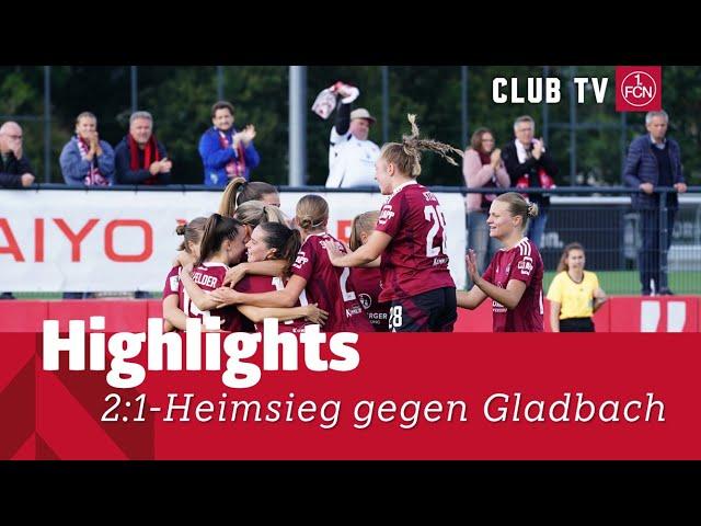 Topleistung, Zittern, Heimsieg  | Clubfrauen Highlights | 1. FC Nürnberg