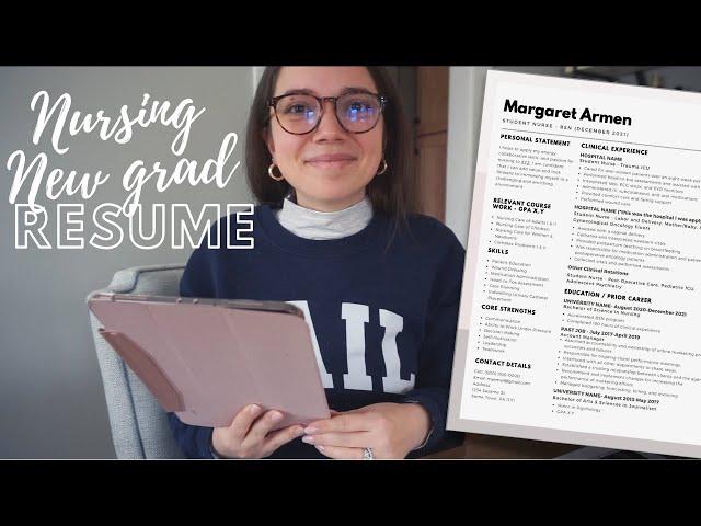 New Grad Nursing Resume | My Top 5 Tips