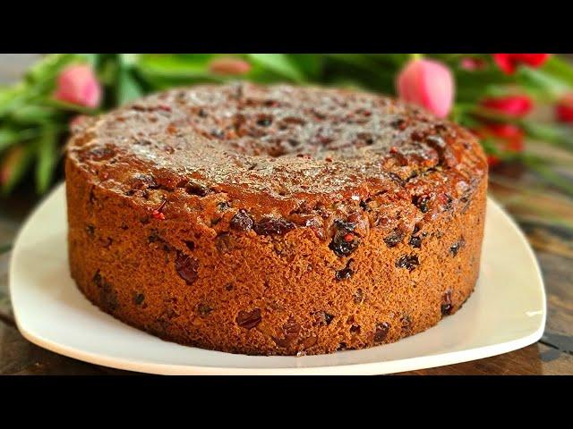 Easy and Simple Fruit Cake Recipe  SUBTITLES 