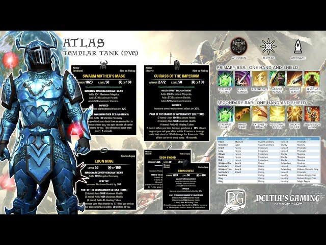 ESO PvE Templar Tank for Homestead [the Atlas]