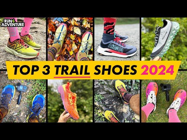 Best TRAIL RUNNING SHOES of 2024 | My TOP 3 favourites | Run4Adventure