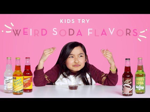 Kids Try Weird Soda Flavors | Kids Try | HiHo Kids