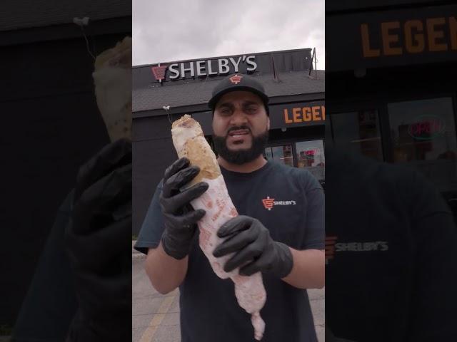 Reviewing Za Shelby's Shawarma Wrab