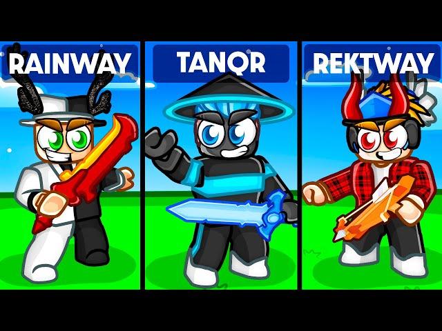 The MOST OVERPOWERED SQUAD in ROBLOX BEDWARS..