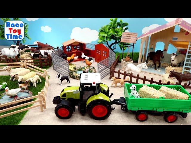 Fun Farm Animals Toys For Kids - Let's Make a Farm!