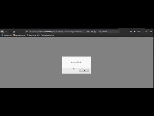 Microsoft One Drive XSS Reflected