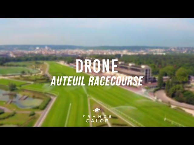 Presentation of Auteuil racecourse (drone view)