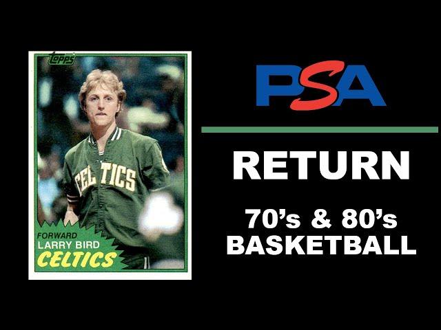 1970s & 1980s Vintage Basketball Card PSA Return