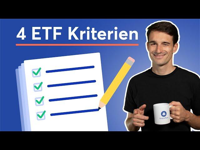 4 wichtige Kriterien bei der ETF-Auswahl: ETFs verstehen & vergleichen | Passiv Investieren #4