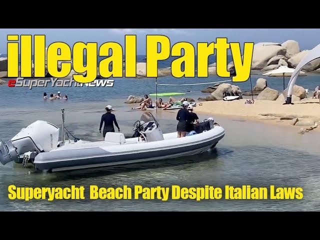 Superyacht's illegal Party Broken up by Coastguard | SY News Ep358