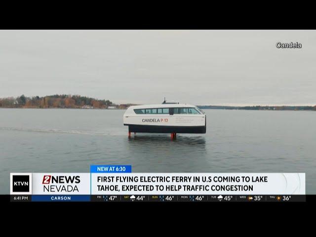 Company looks to bring electric flying ferry to Lake Tahoe