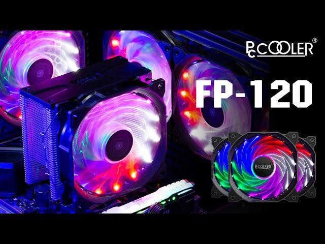 PCCOOLER 120mm Case Fan Phantom Series 3 in 1 Kit, PC-FP120 RGB Case Fans