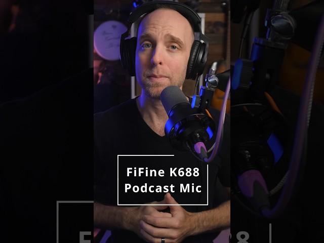 FiFine K688 Podcast Mic #audiogear #fifine #fifinemicrophone