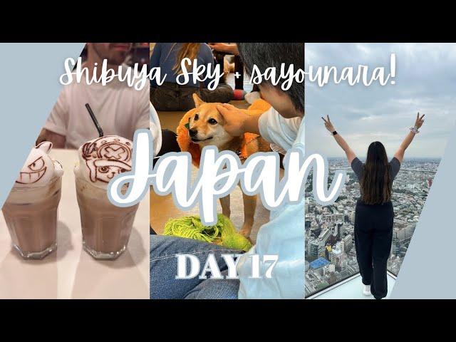 Sayounara Japan! Shibuya Sky + Travel home to Melbourne | Japan Trip Day 17 | October 31st 2023