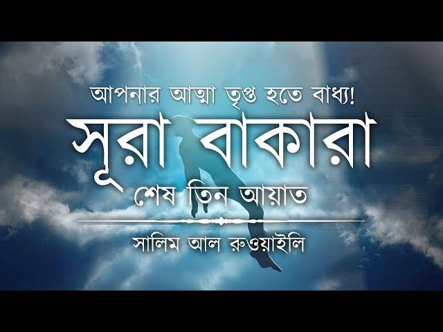  আপনার অন্তর তৃপ্ত হতে বাধ্য┇ সূরা বাকারার শেষ তিন আয়াত┇Recited By Salem Ruwaili ┇An Nafee┇আন নাফী