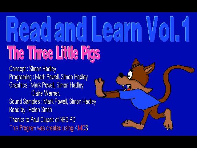 Amiga 500 Longplay [387] Read and Learn Vol. 1: The Three Little Pigs