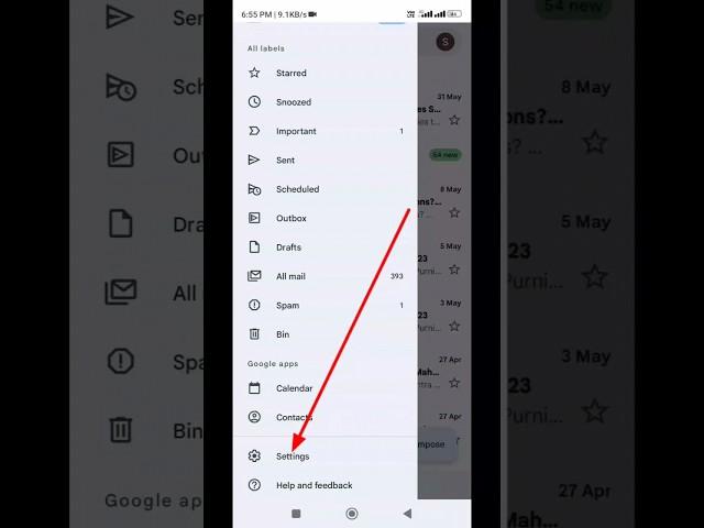 How to enable Gmail notifications 2023 #shorts