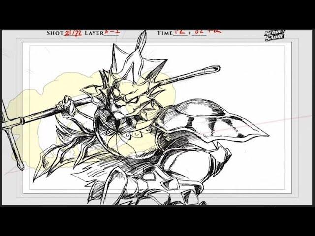 DARK SOULS FAN ANIMATION - ORNSTEIN VS THE ASHEN ONE