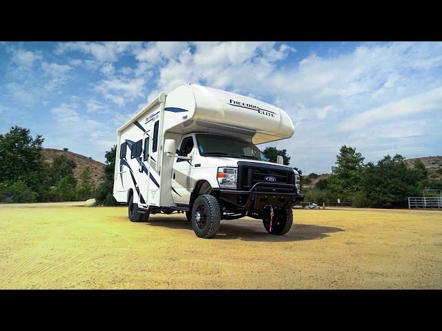 Class C RV That Goes OFF GRID! WeldTec Designs Suspension Kits Give You The FREEDOM to Explore!