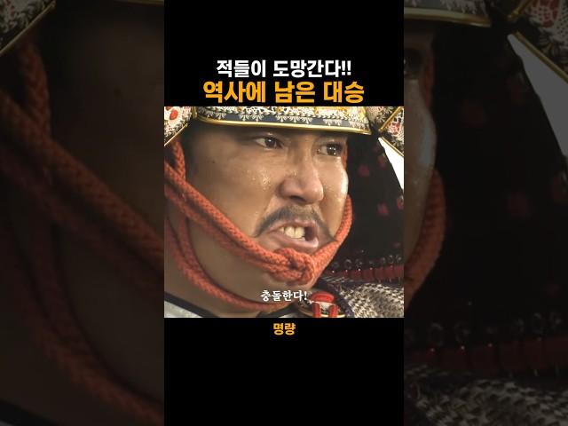 도망가는 왜군 박살내는 이순신 장군