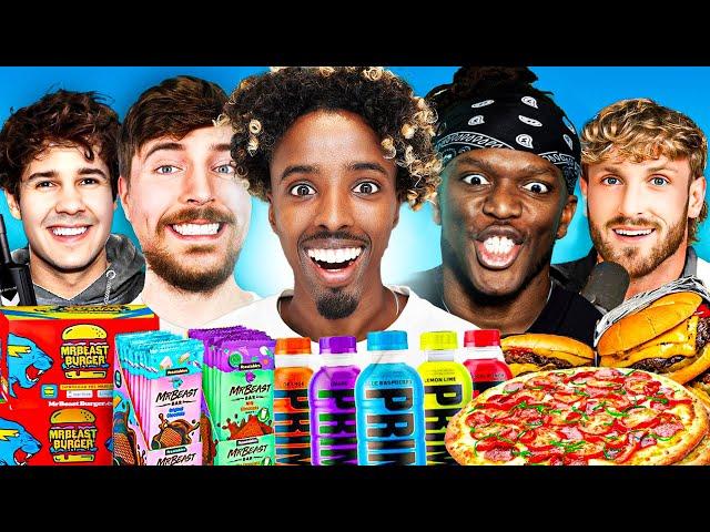 Rating YouTuber Products.. (MrBeast, ksi, Sidemen & MORE)