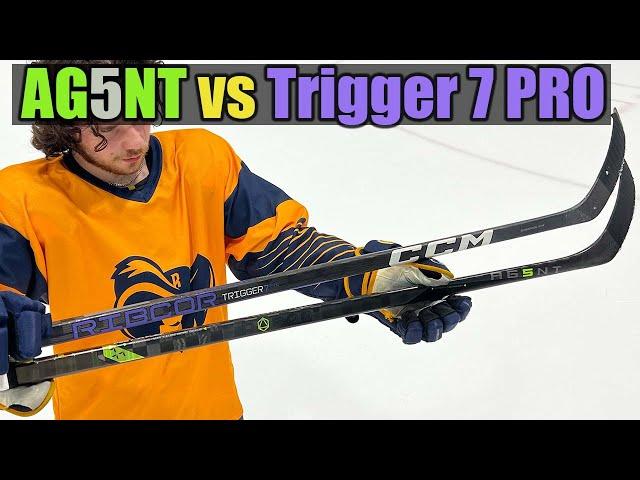 Bauer AG5NT vs CCM Trigger 7 Pro - Which is the best low kick point Hockey Stick ?