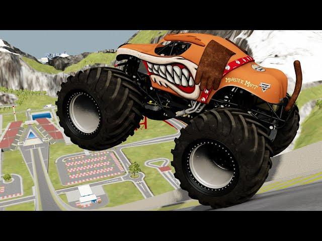 Monster Mutt Quad Chaos MUD BATTLE MADNESS Racing Jumps and Destruction | BeamNG.Drive