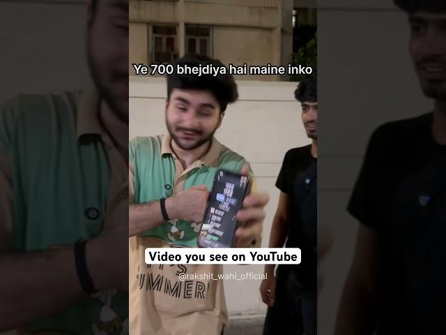 Youtube vs reality guys #comedy #rakshitwahi #funny #mrbeast #shortsviral