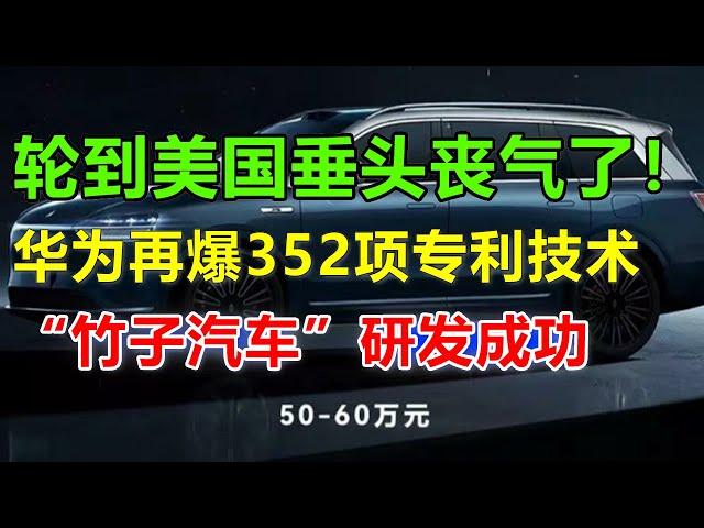 美国人已经失去信心！华为“竹子汽车”亮相广州车展，352项专利技术吊打丰田，本田，成为最吃香的技术，插混或者油混的时代过去了，竹子成为最新能源！