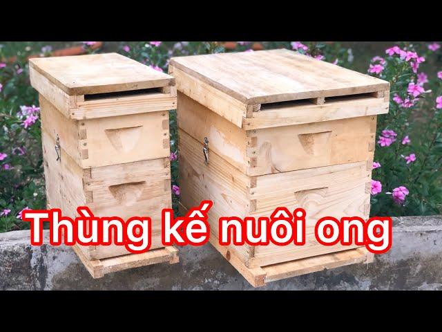 GIÁ RẺ Thùng kế nuôi ong 5 - 8 cầu như nước ngoài - Ong Xanh Beekeeping