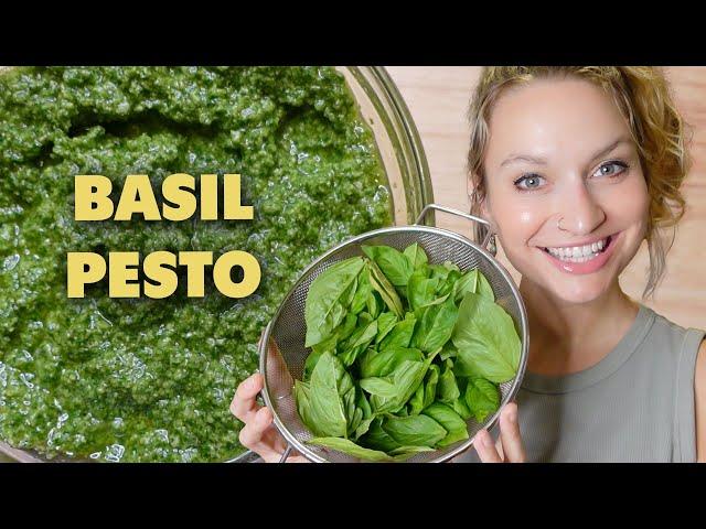 How to Make Basil Pesto | Easy Recipe!