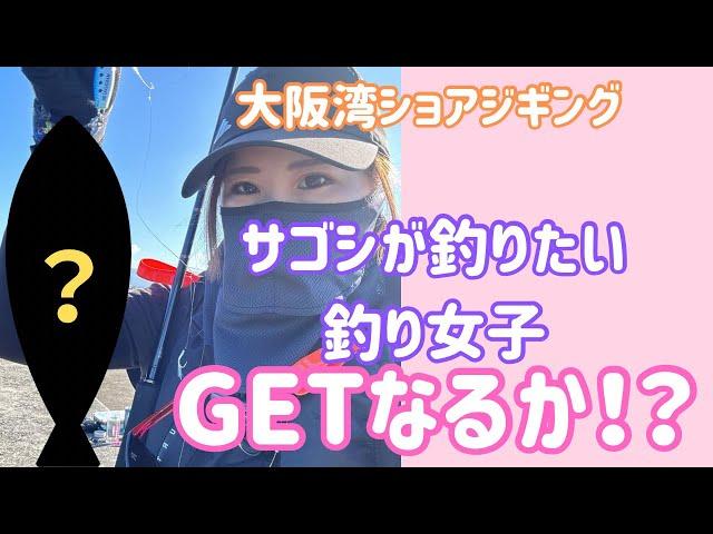 【大阪湾】サゴシが釣りたい釣り女子【ショアジギング】