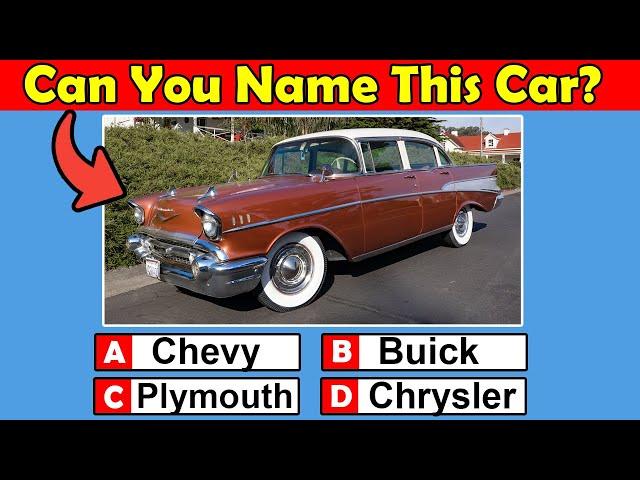 Guess the Classic Car! How Many Will You Get Right in this Auto Quiz?