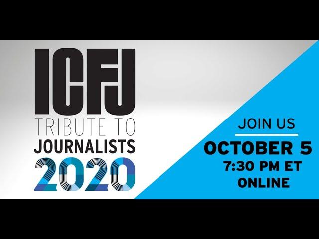 ICFJ Tribute to Journalists 2020 Promo Video